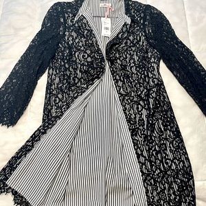 Vineyard Vines Lace Shirt Dress size 14